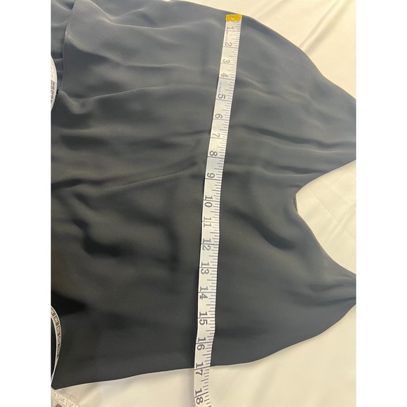 90’s Speechless Black Sheer Mesh and Floral Embroidery Hi-Low Dress XS - Picture 10 of 10